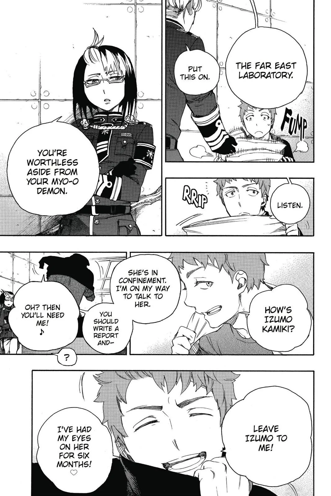 Blue Exorcist, chapter 50, page 3