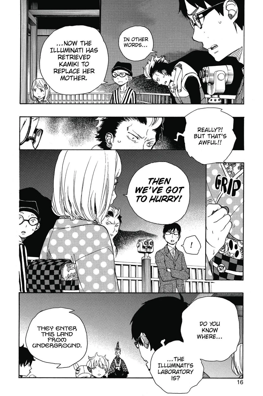 Blue Exorcist, chapter 53, page 16