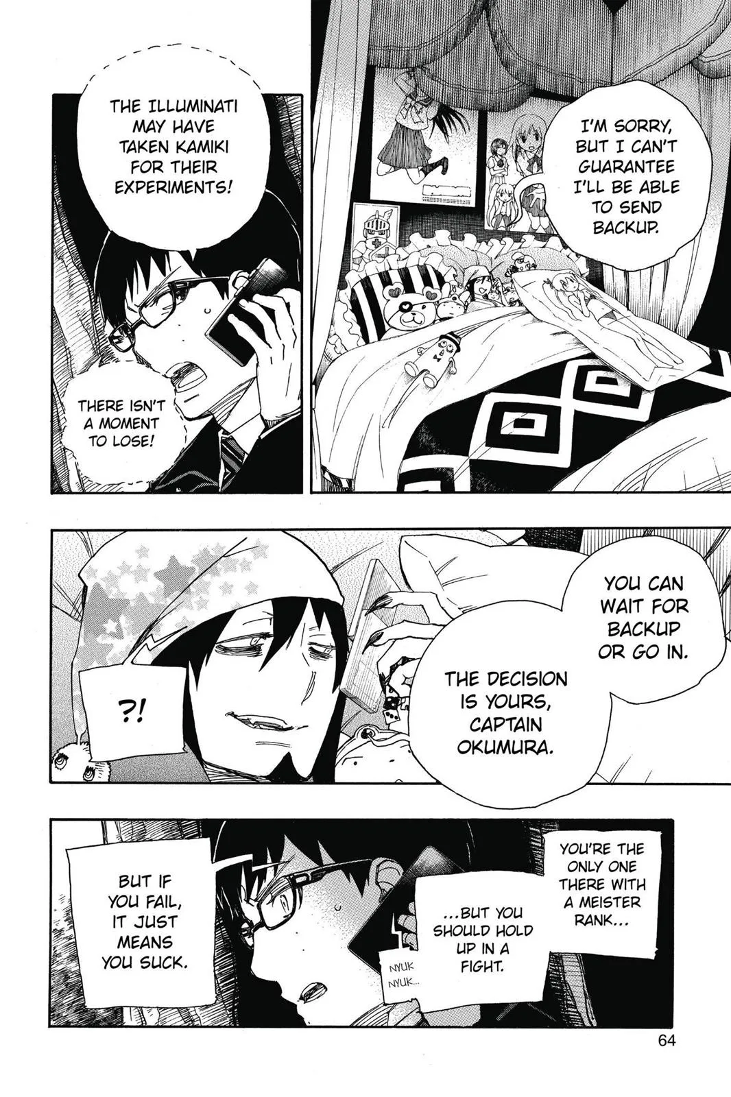 Blue Exorcist, chapter 54, page 22