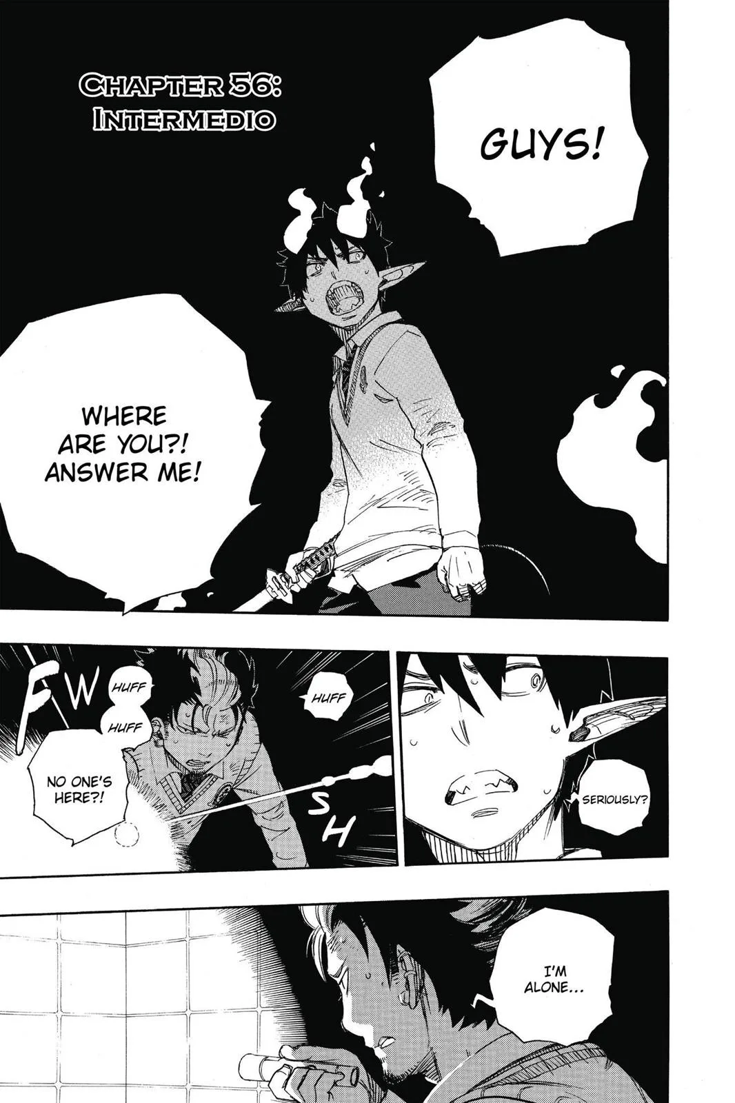 Blue Exorcist, chapter 56, page 1