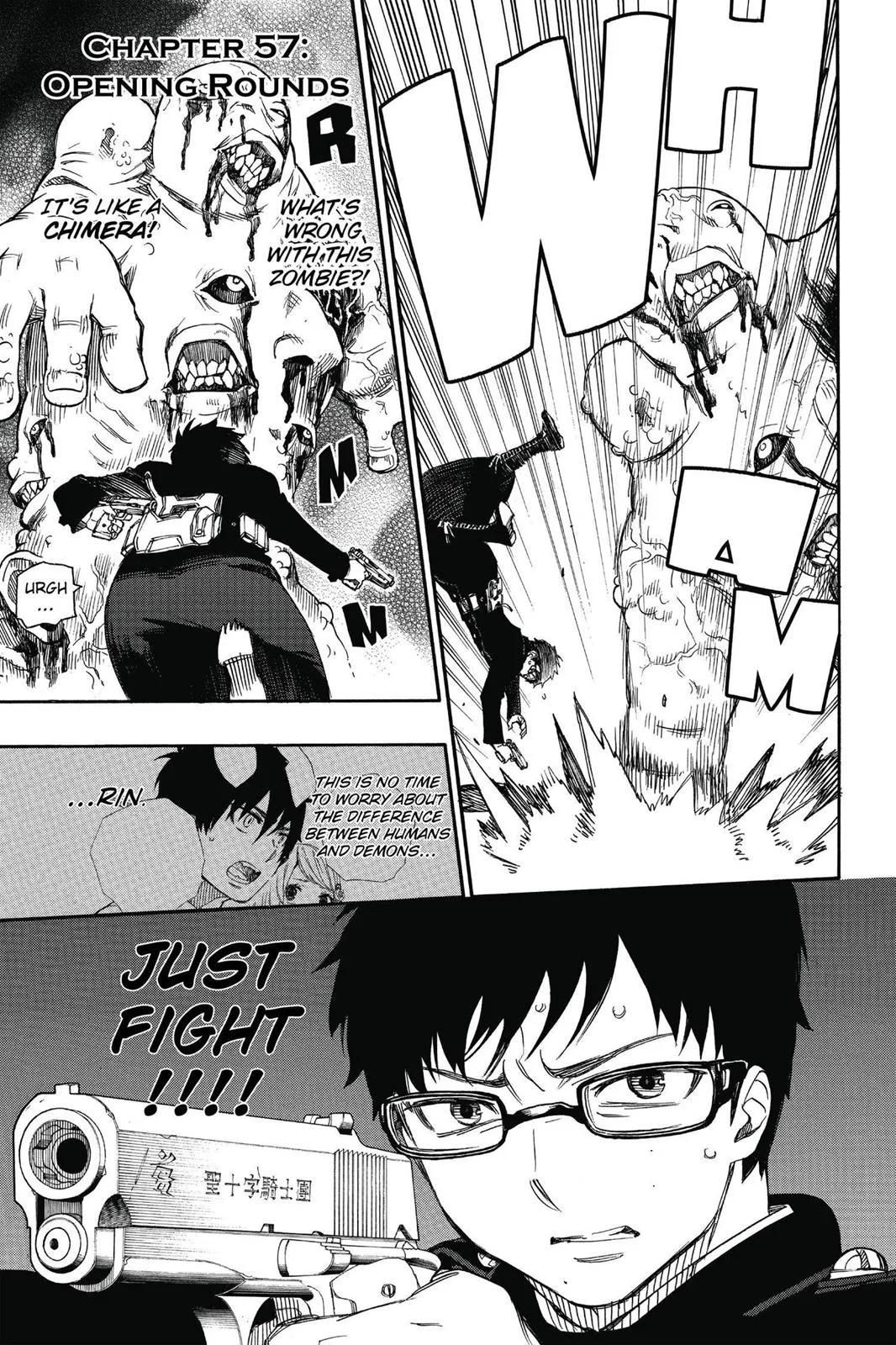 Blue Exorcist, chapter 57, page 1