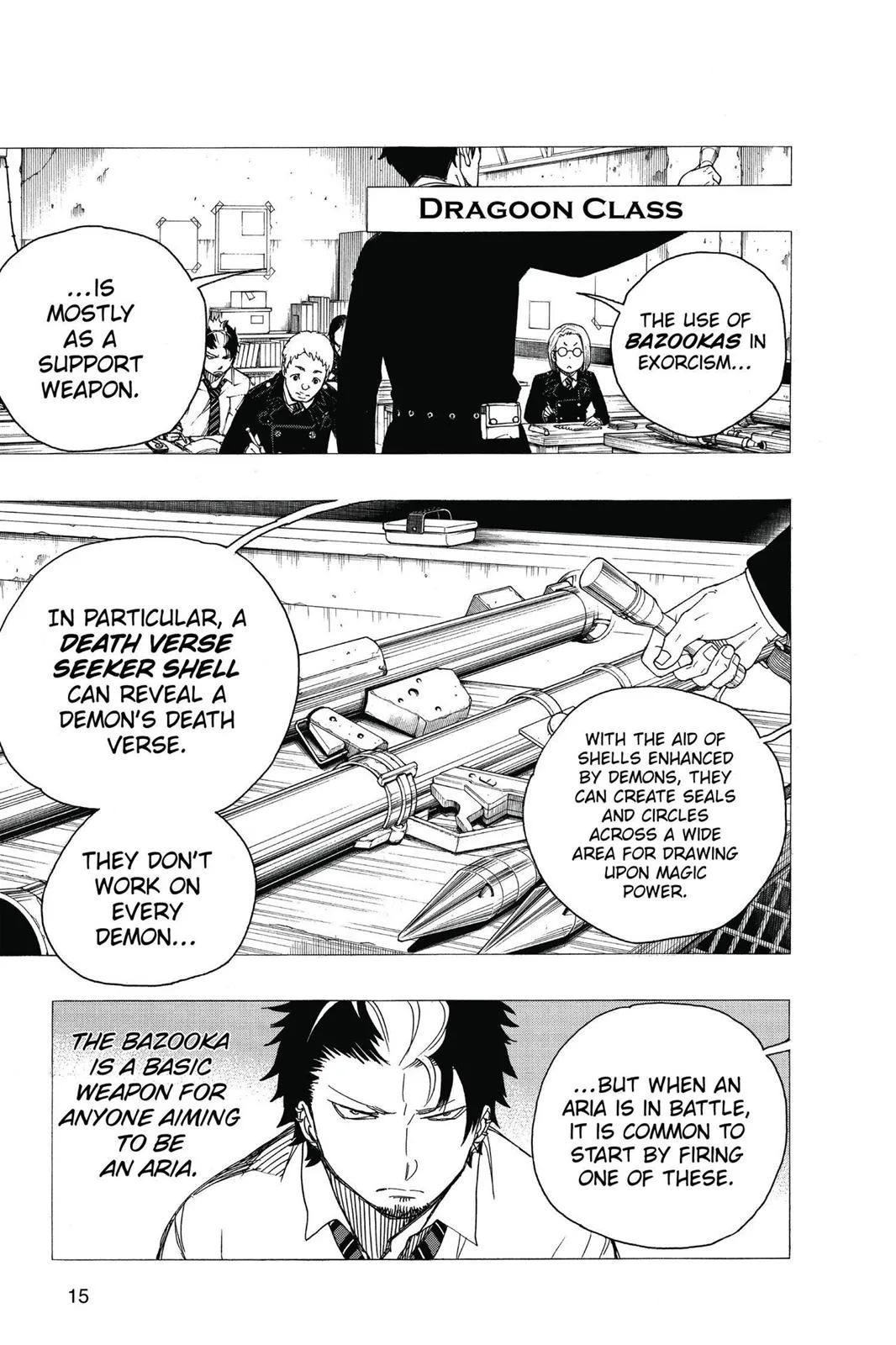 Blue Exorcist, chapter 58, page 15