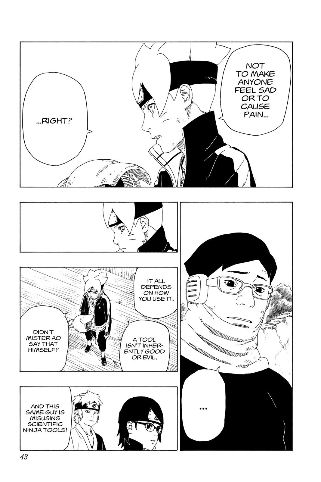 Boruto - Naruto Next Generations, chapter 20, page 43