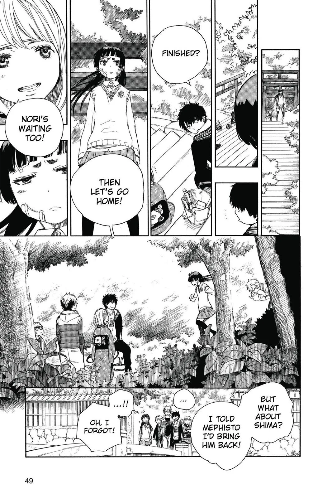 Blue Exorcist, chapter 64, page 7