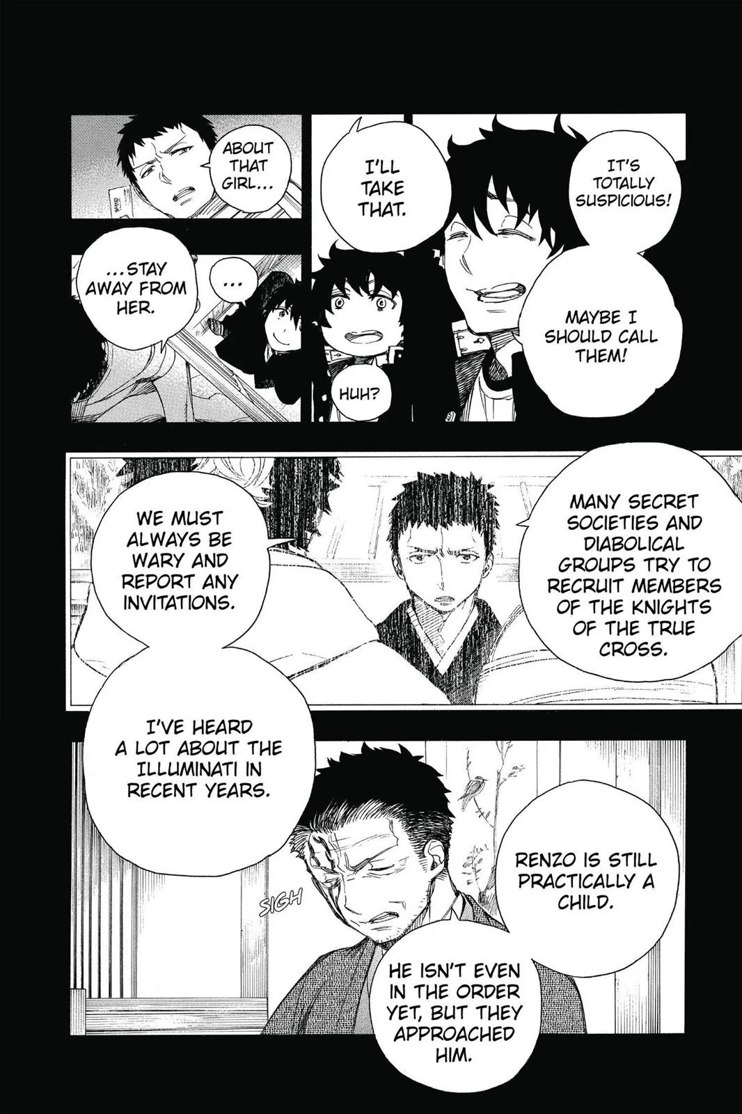 Blue Exorcist, chapter 65, page 8