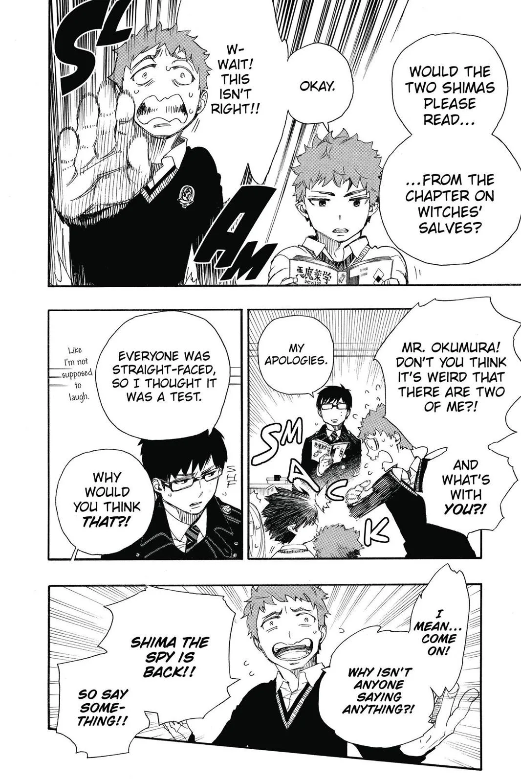 Blue Exorcist, chapter 65, page 22