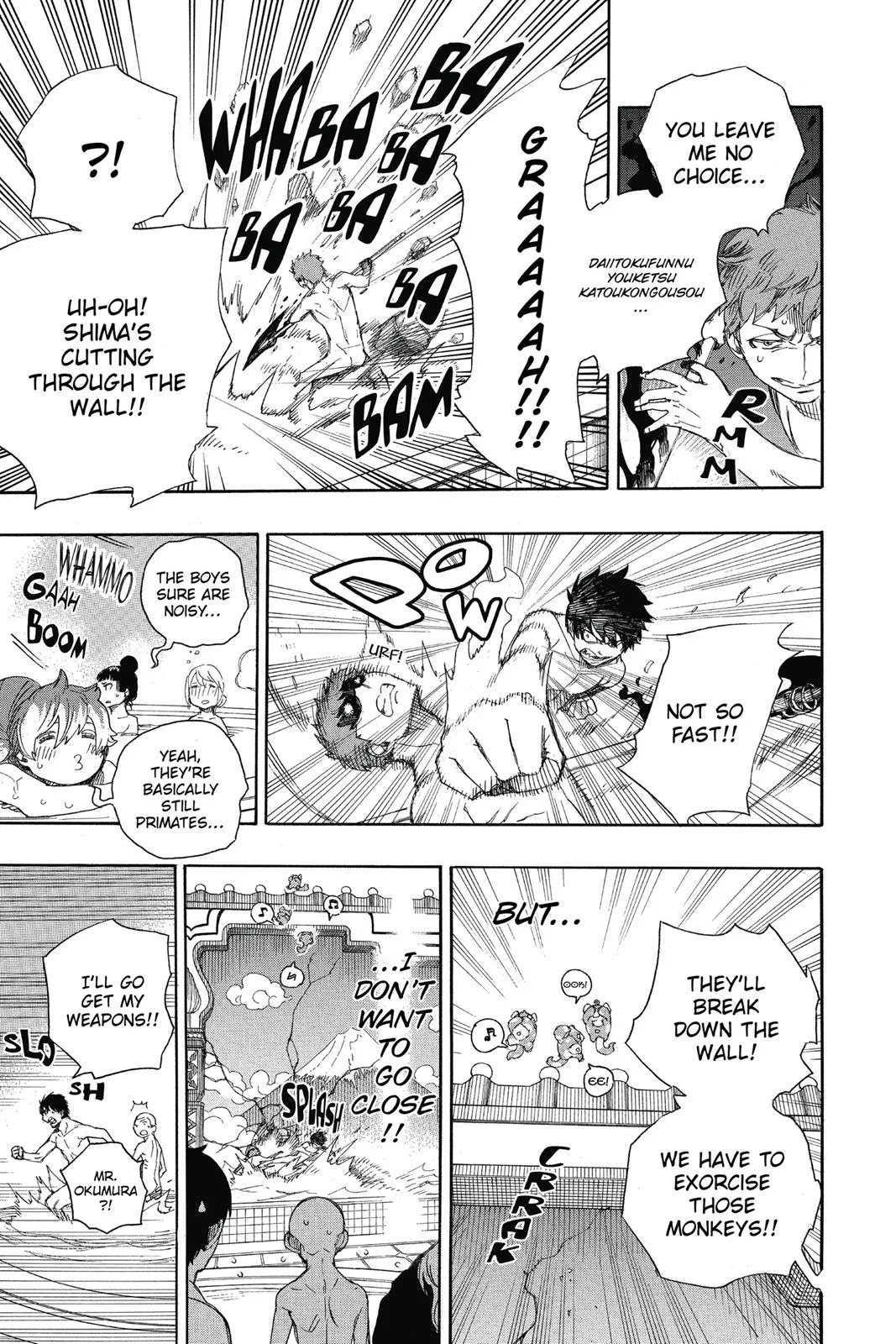 Blue Exorcist, chapter 68, page 33