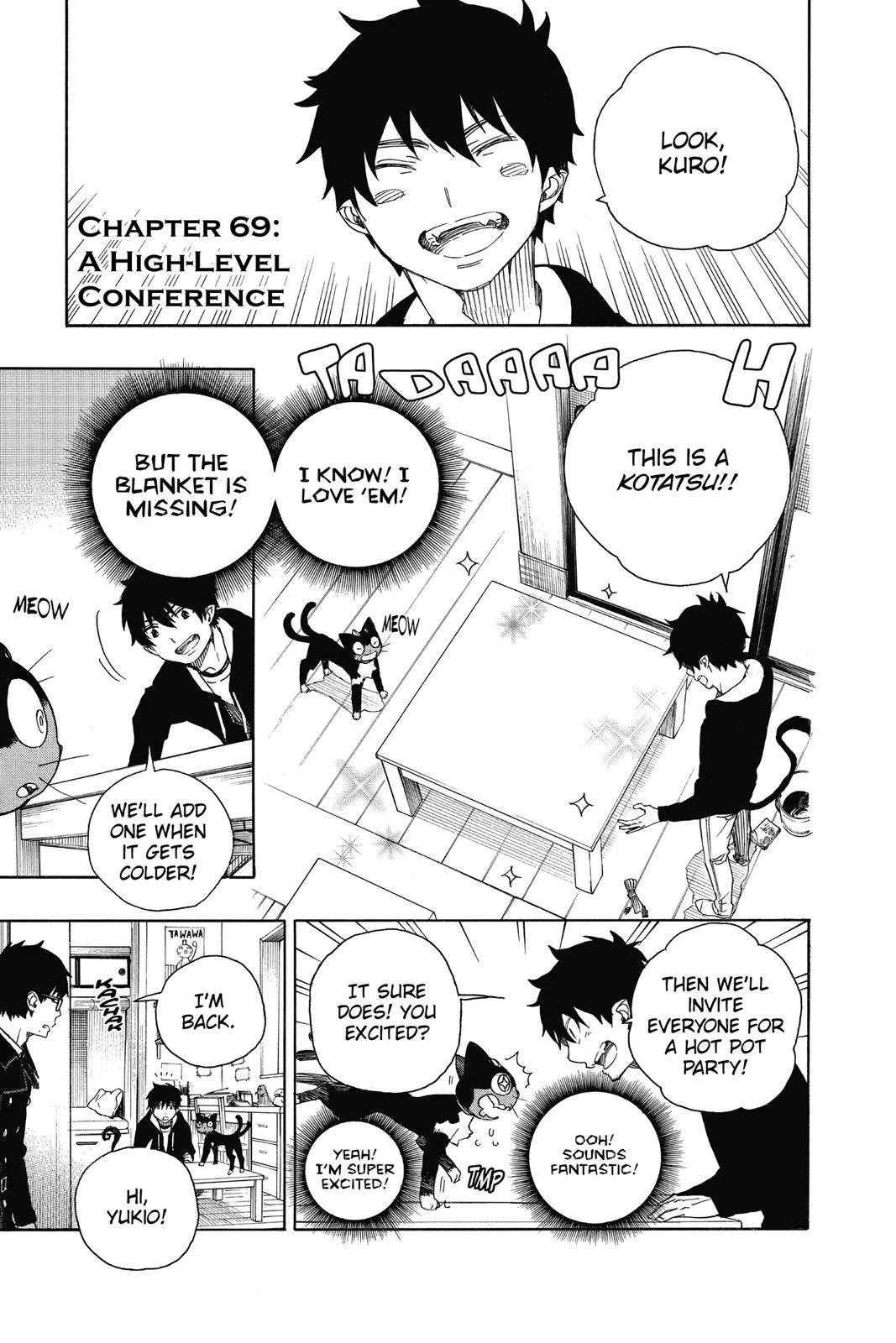 Blue Exorcist, chapter 69, page 1