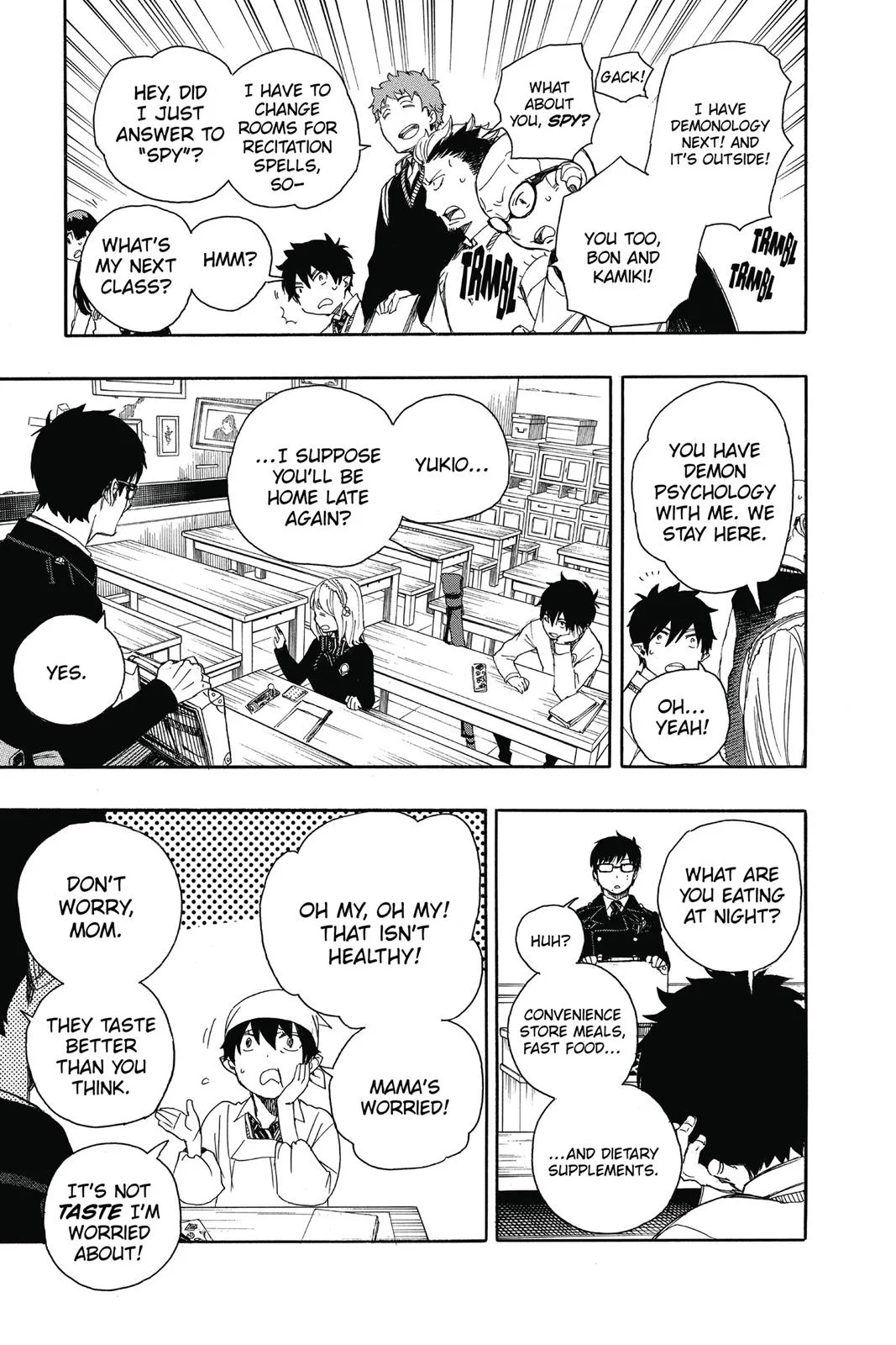 Blue Exorcist, chapter 69, page 27