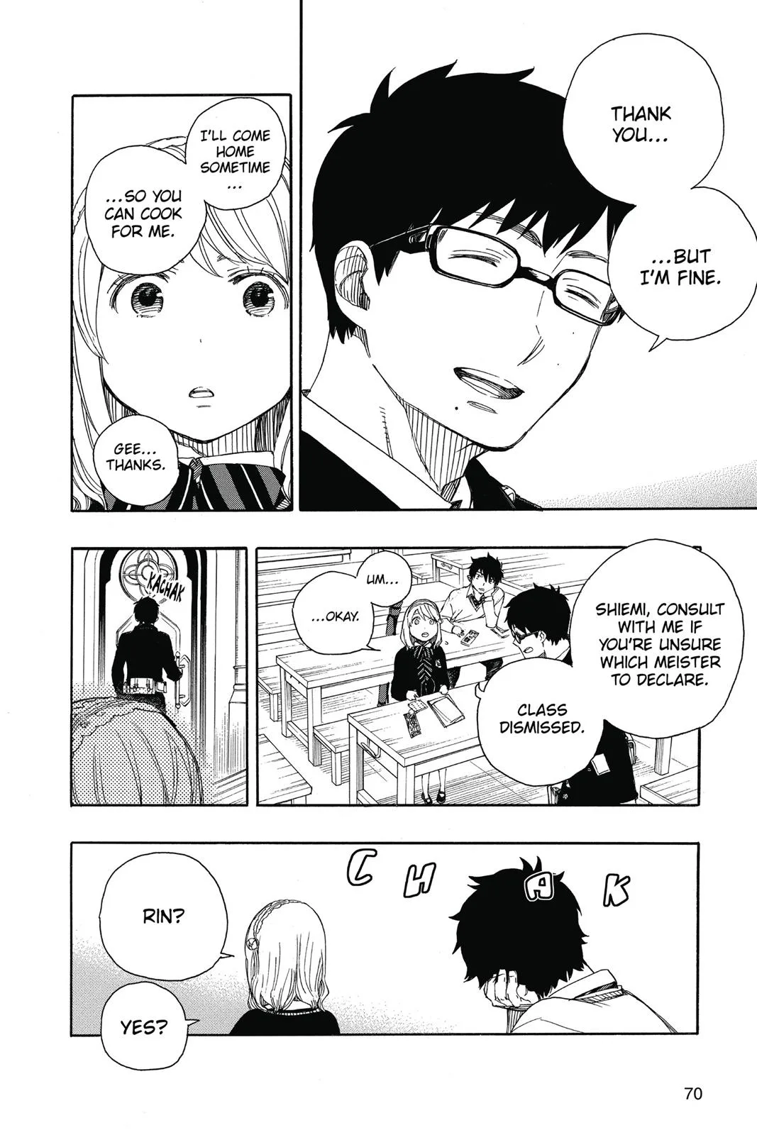 Blue Exorcist, chapter 69, page 28