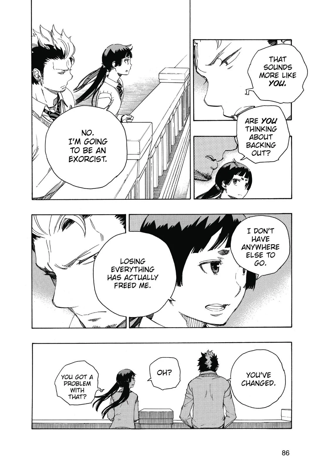 Blue Exorcist, chapter 70, page 8