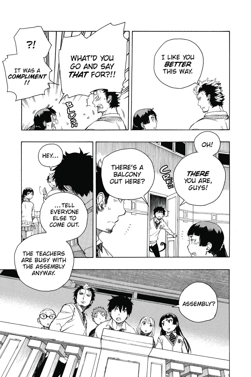 Blue Exorcist, chapter 70, page 9