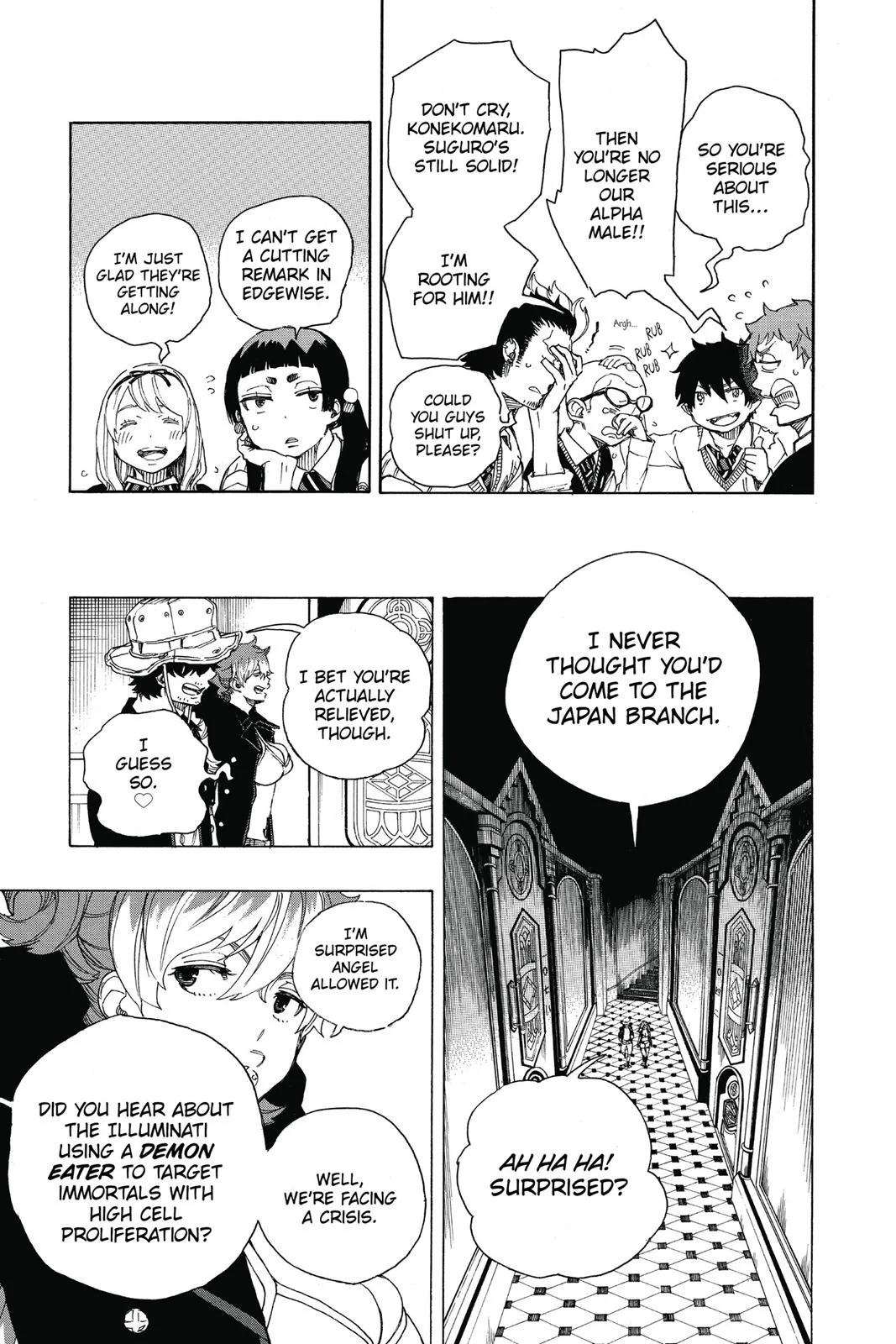 Blue Exorcist, chapter 71, page 13