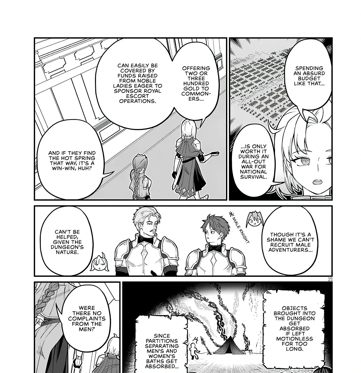 Isekai Tensei Dungeon Master: Onsen Dungeon o Tsukuru, chapter 5, page 38