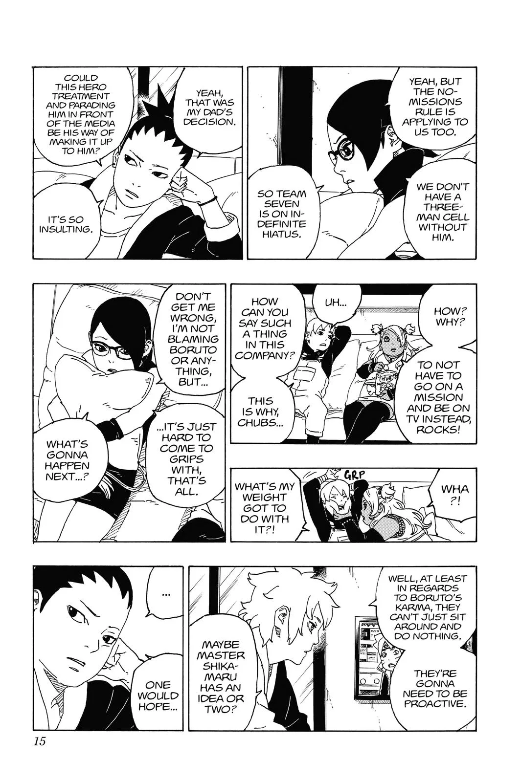Boruto - Naruto Next Generations, chapter 56, page 15