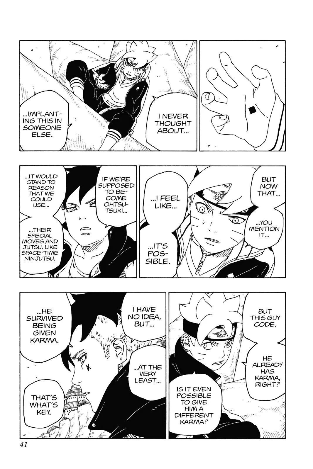 Boruto - Naruto Next Generations, chapter 56, page 41