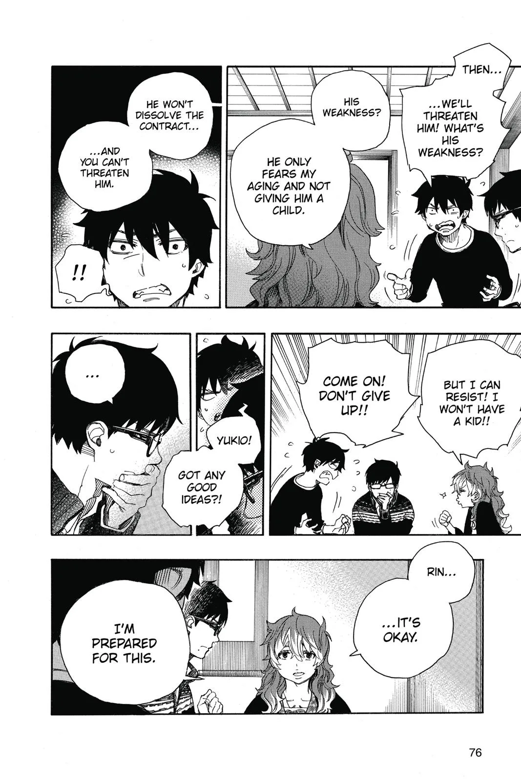 Blue Exorcist, chapter 76, page 12