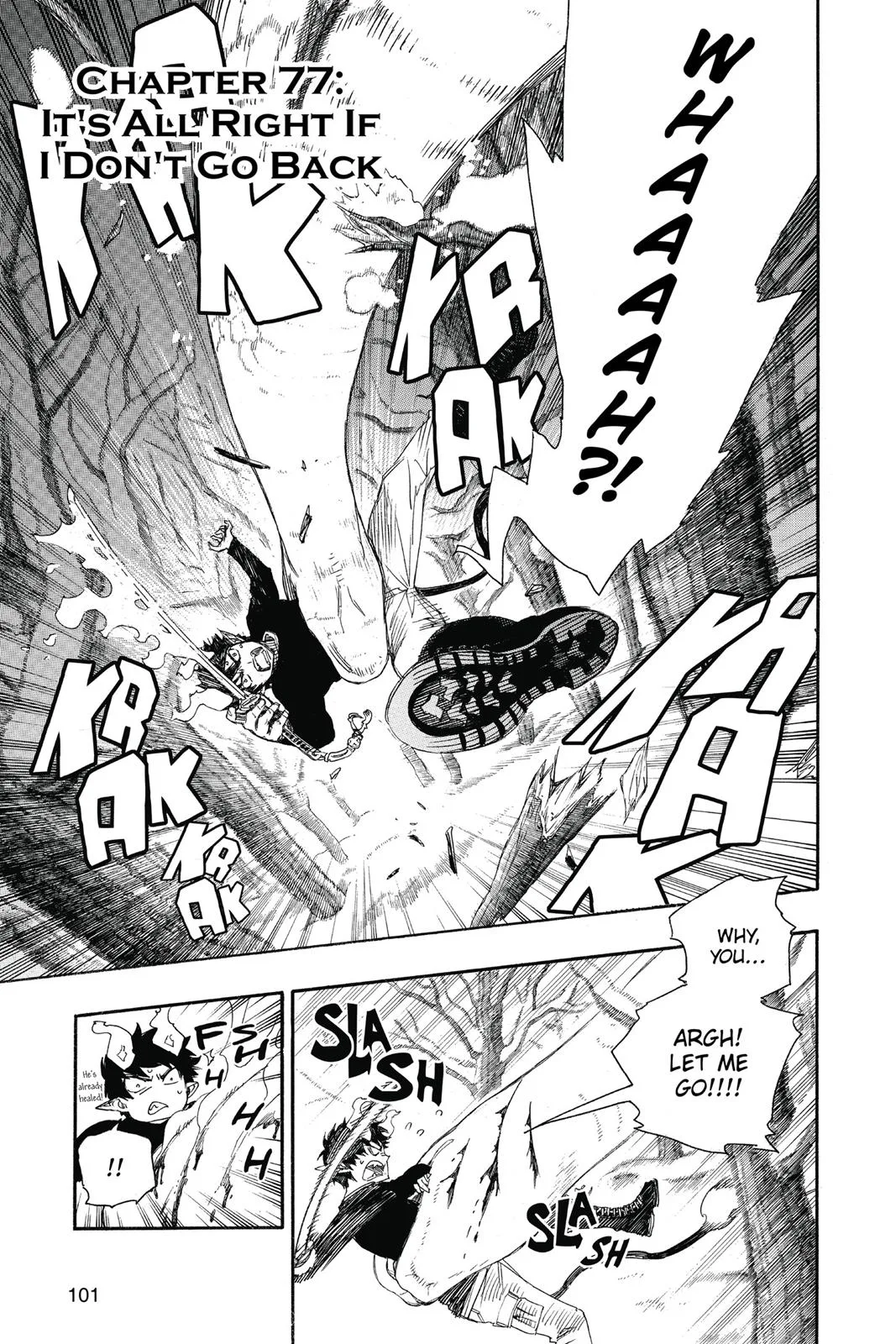 Blue Exorcist, chapter 77, page 1