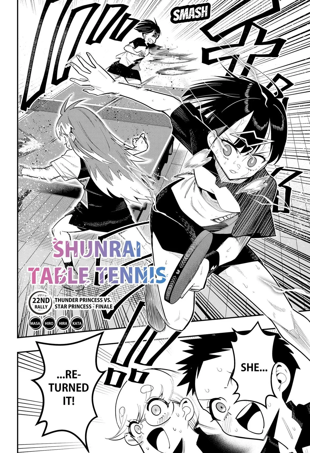 Shunrai Table Tennis, chapter 22, page 2