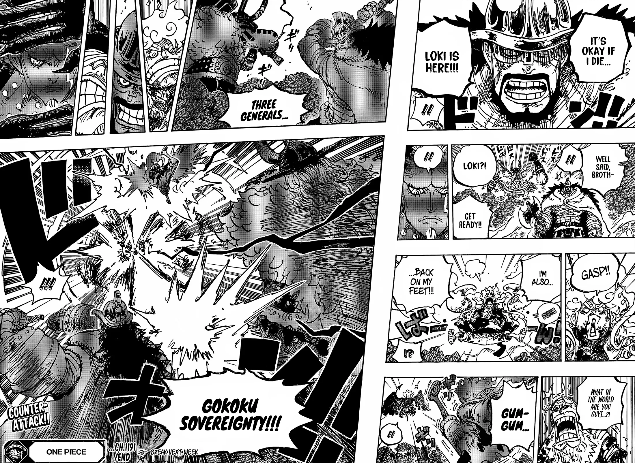 One Piece Manga, chapter 1191, page 23