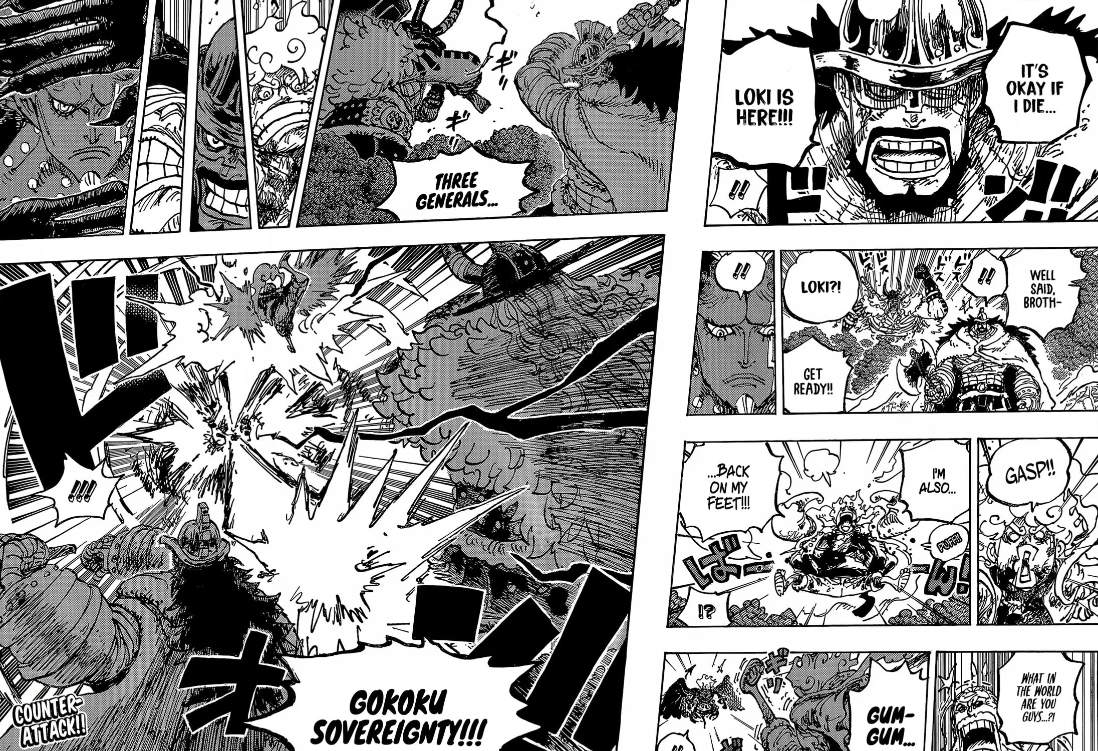 One Piece Manga, chapter 1191, page 35