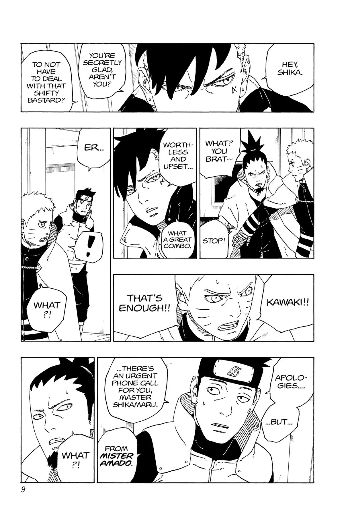 Boruto - Naruto Next Generations, chapter 72, page 9