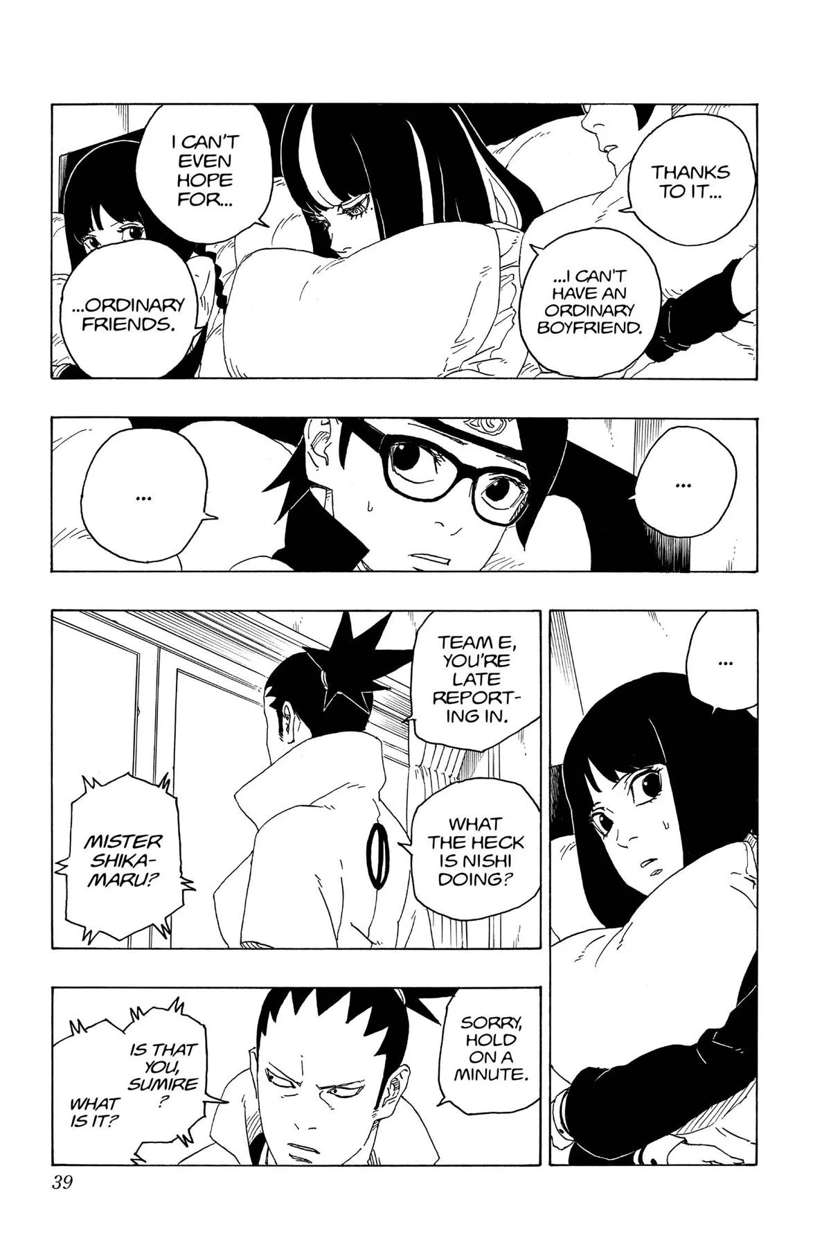 Boruto - Naruto Next Generations, chapter 76, page 39