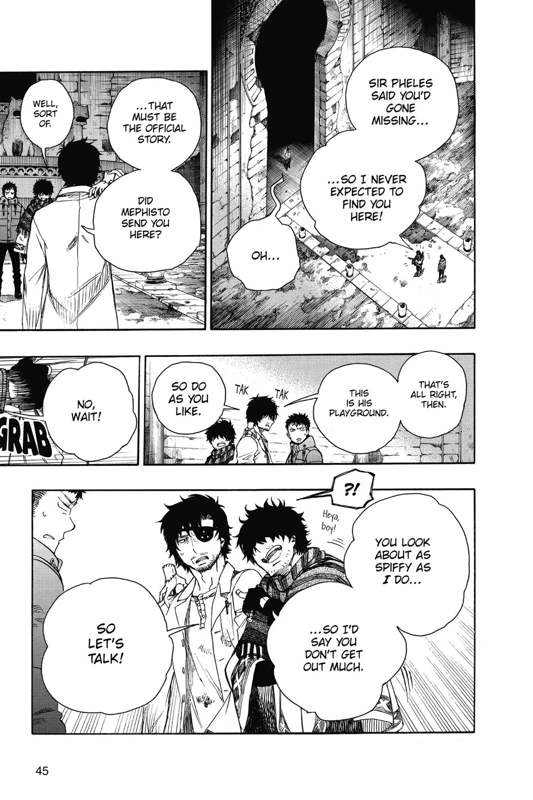 Blue Exorcist, chapter 85, page 3
