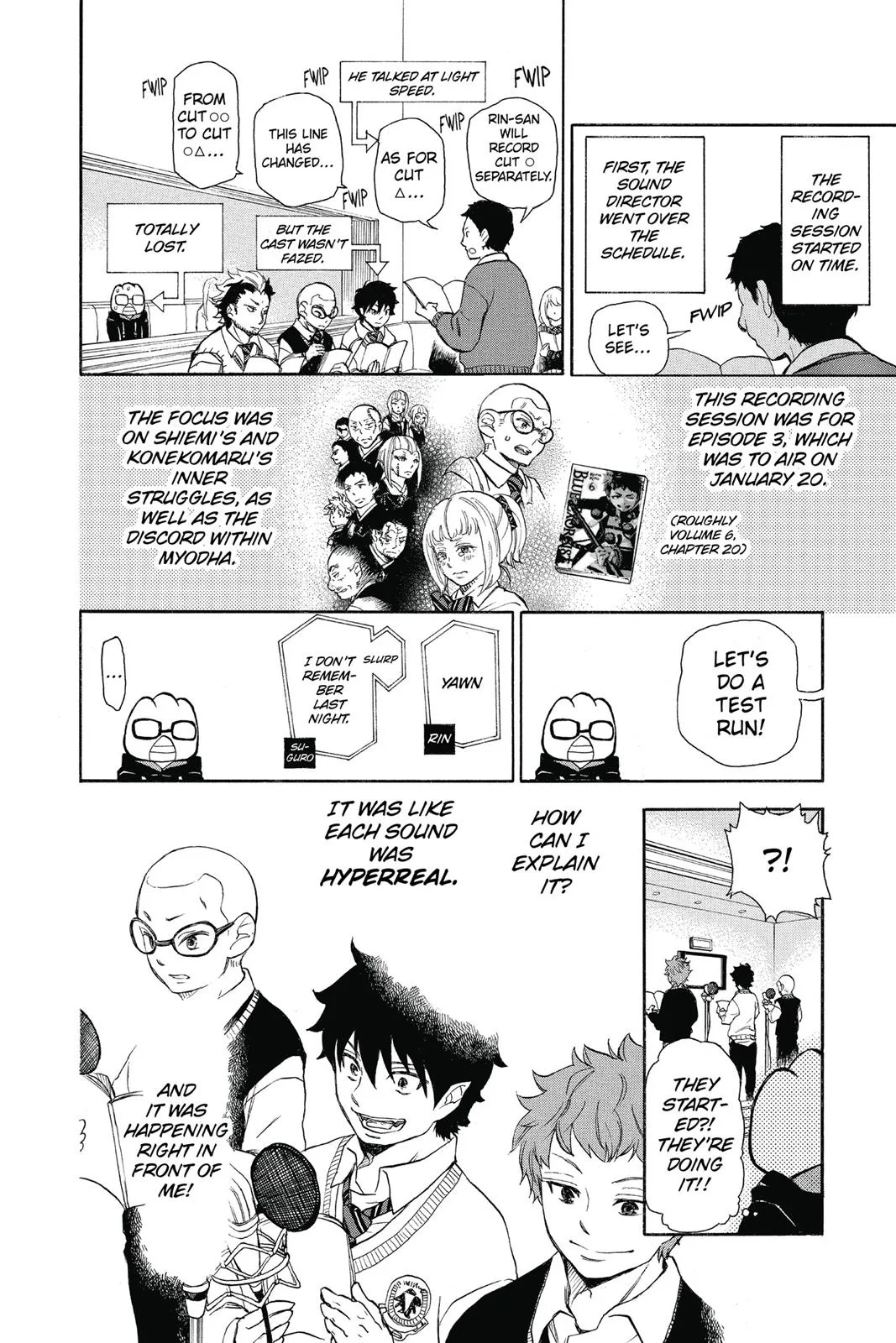Blue Exorcist, chapter 88.5, page 10