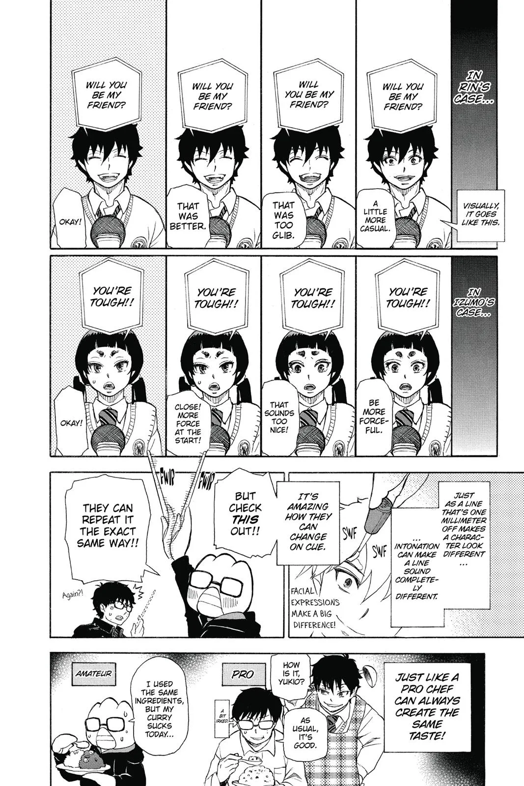 Blue Exorcist, chapter 88.5, page 18