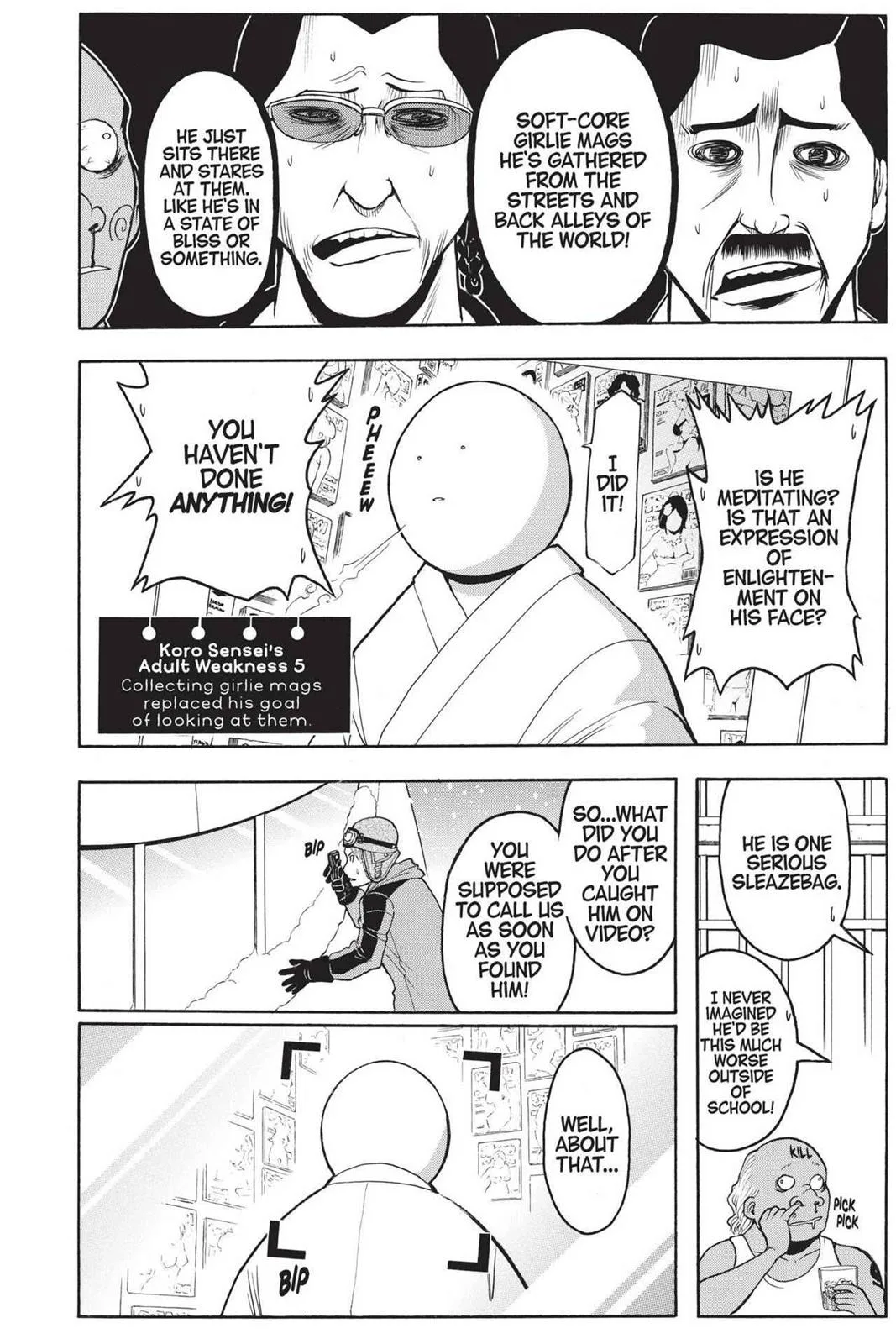 Assassination Classroom, chapter 180.5, page 14