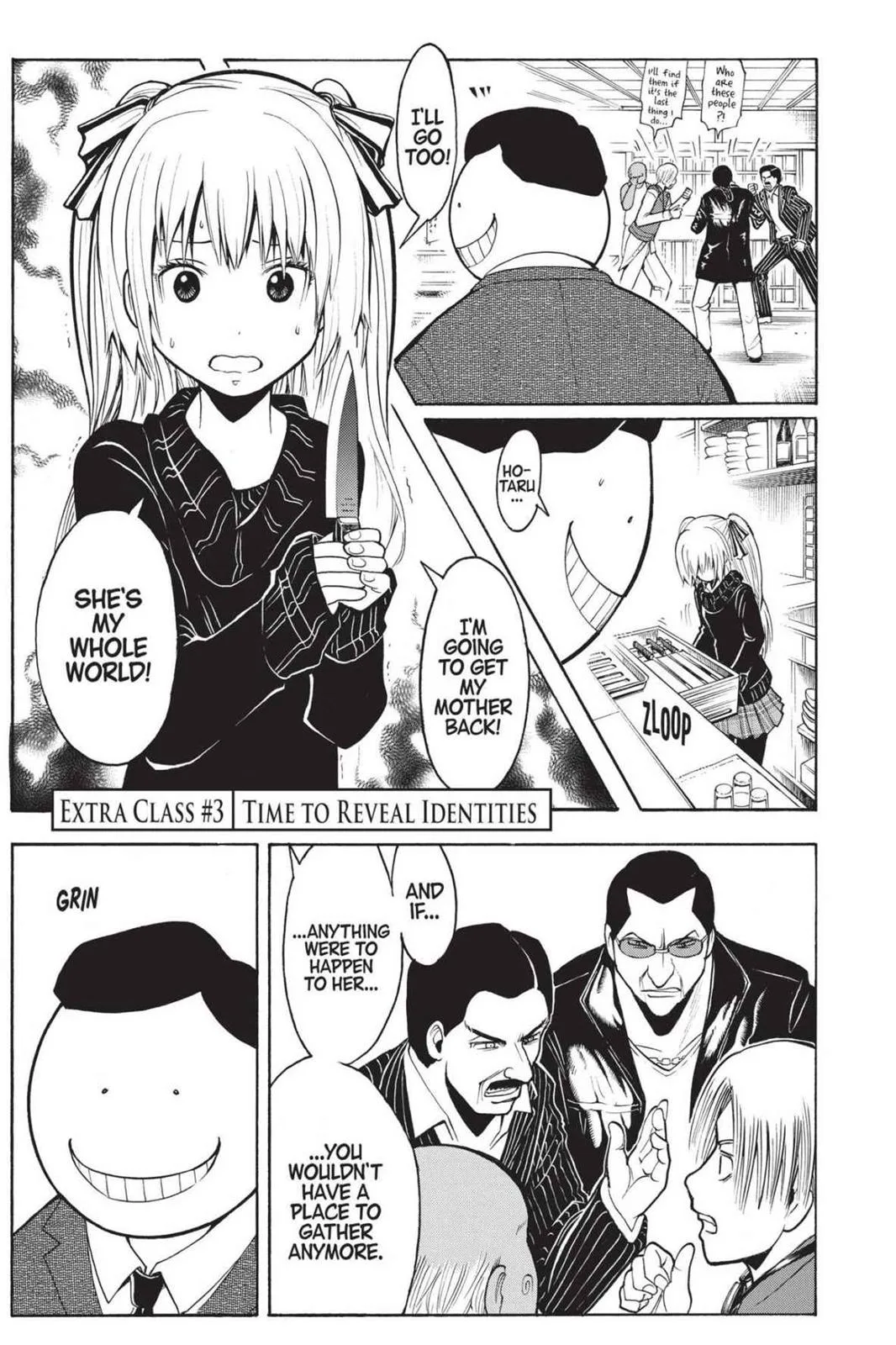 Assassination Classroom, chapter 180.7, page 1
