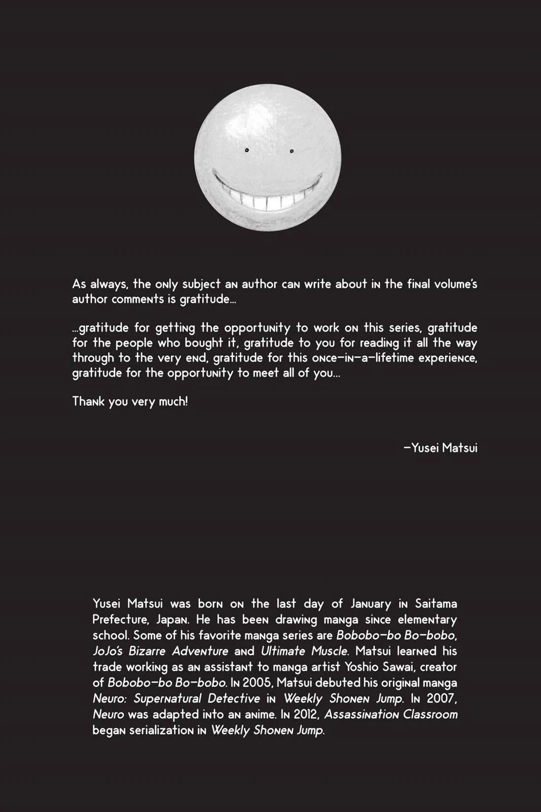 Assassination Classroom, chapter 180.9, page 37