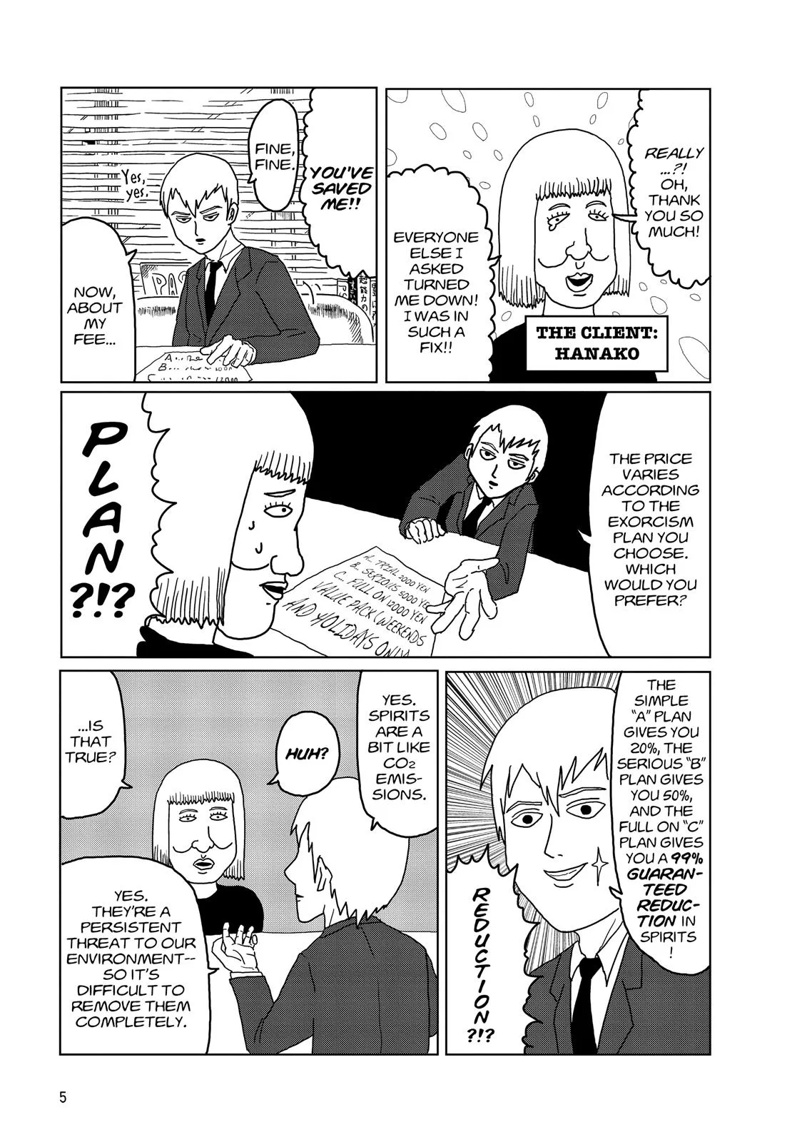 Mob Psycho 100, chapter 1, page 6