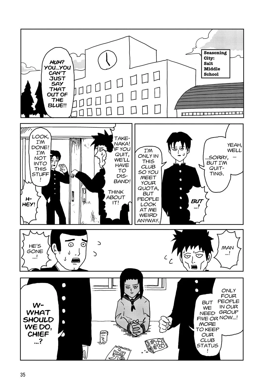 Mob Psycho 100, chapter 3, page 1