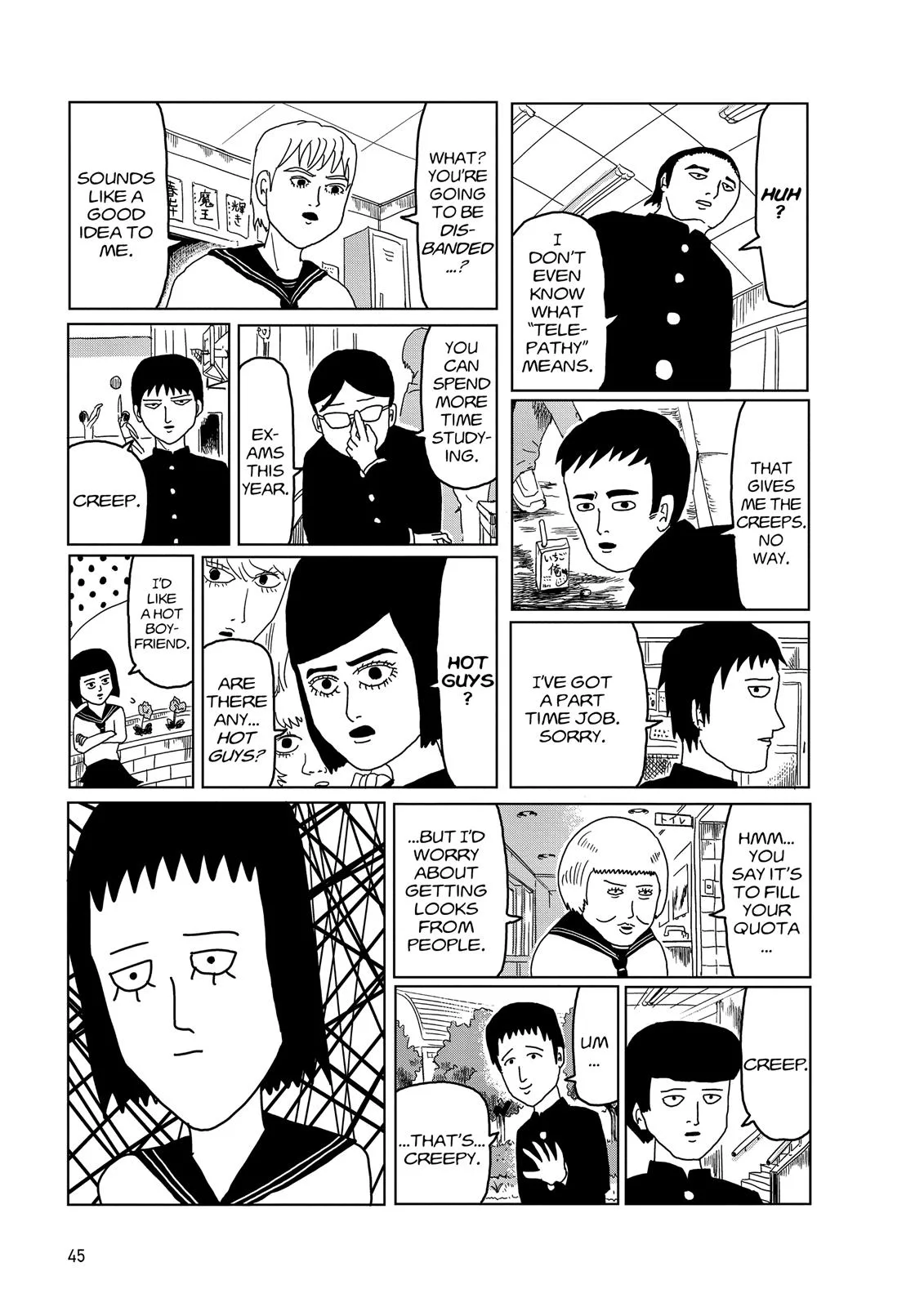 Mob Psycho 100, chapter 3, page 11