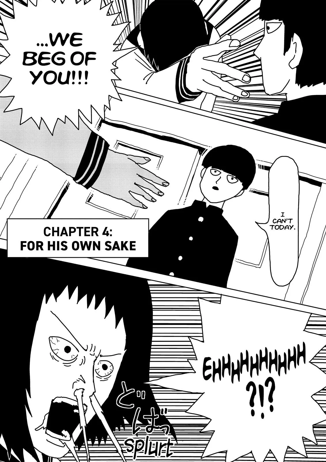 Mob Psycho 100, chapter 4, page 2