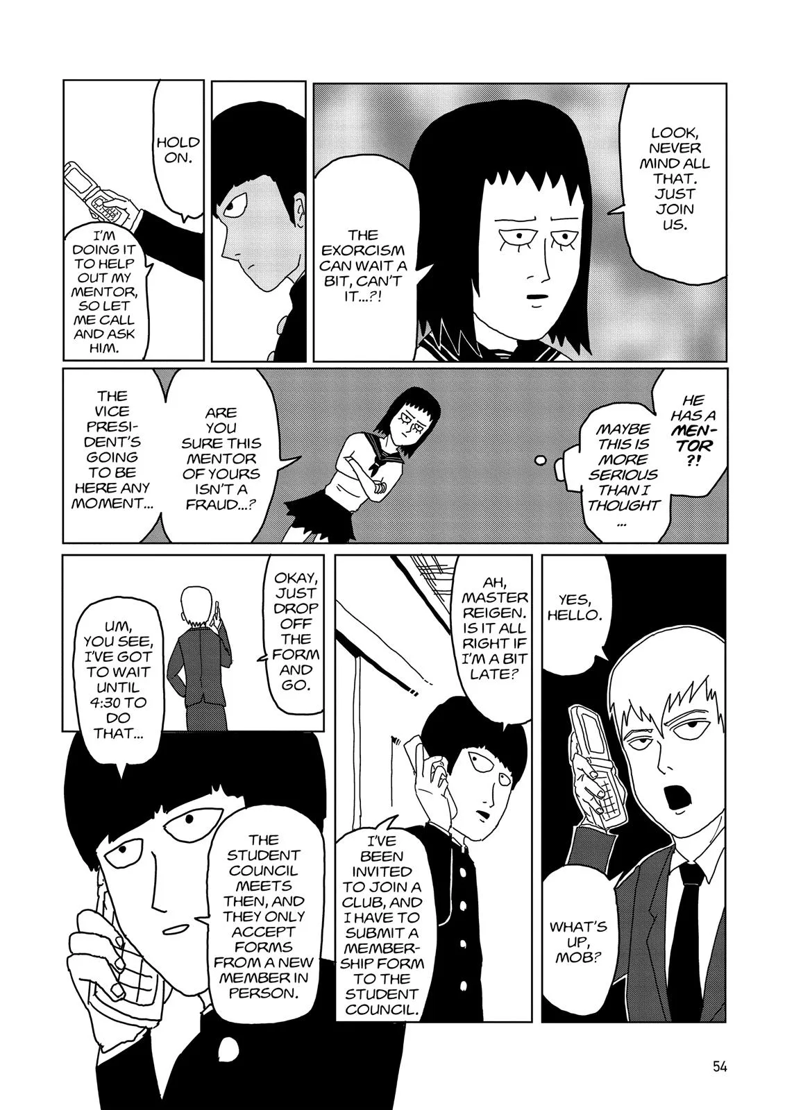 Mob Psycho 100, chapter 4, page 4