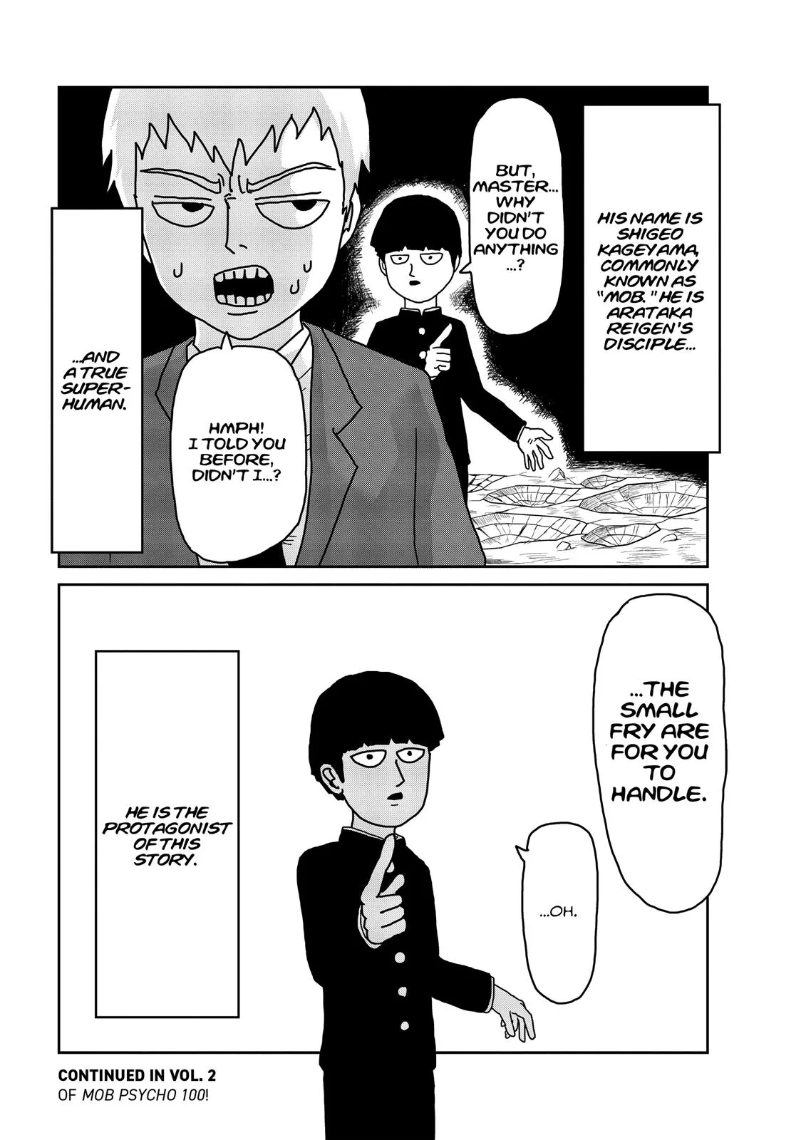 Mob Psycho 100, chapter 9.5, page 18