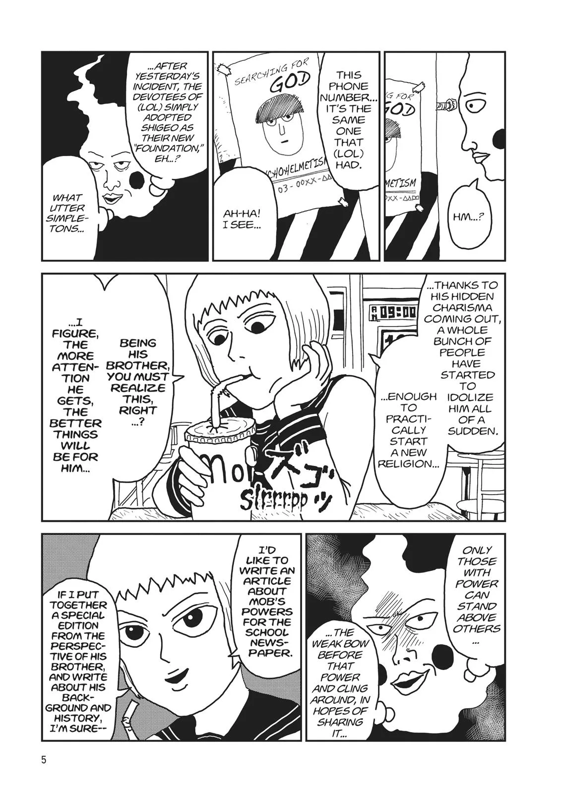 Mob Psycho 100, chapter 10, page 6