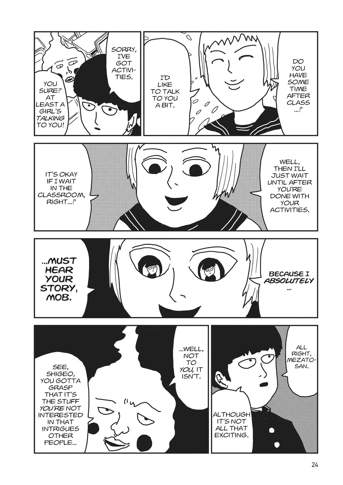 Mob Psycho 100, chapter 11, page 6