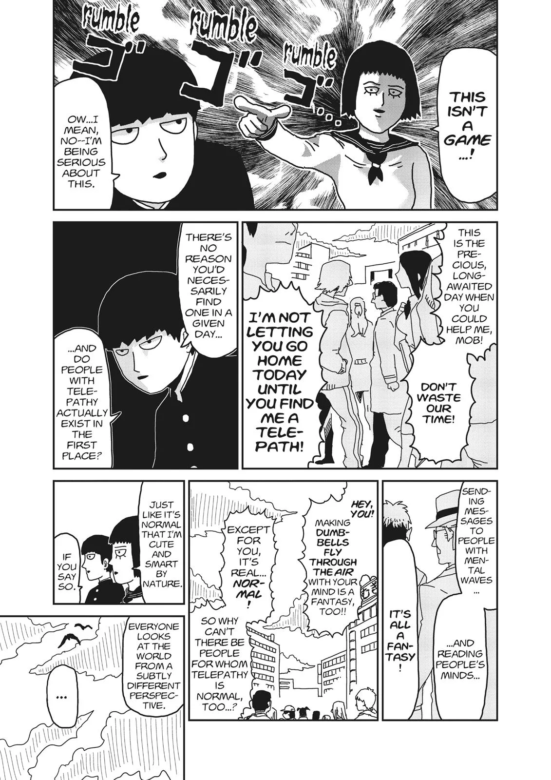 Mob Psycho 100, chapter 22, page 20