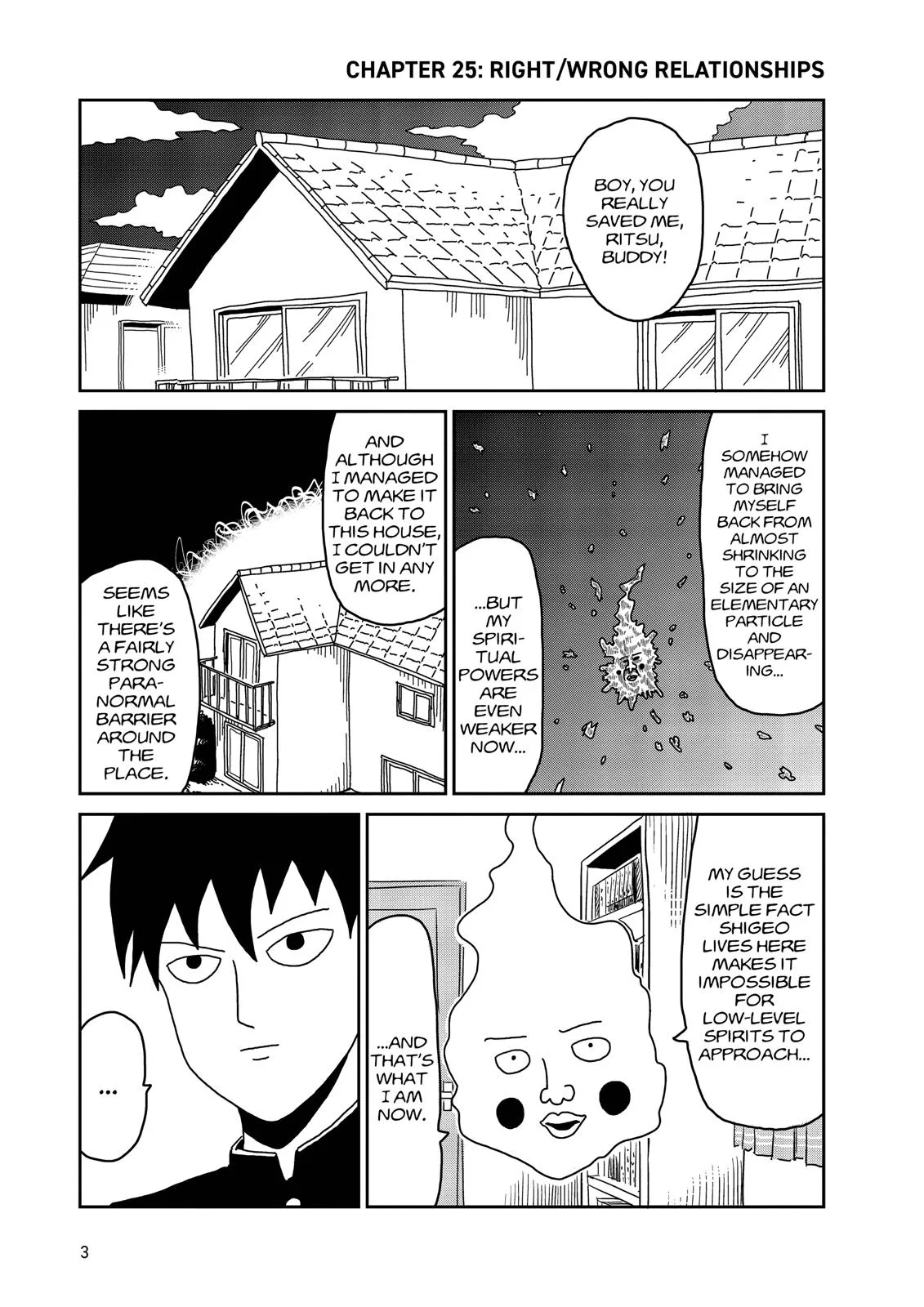 Mob Psycho 100, chapter 25, page 4