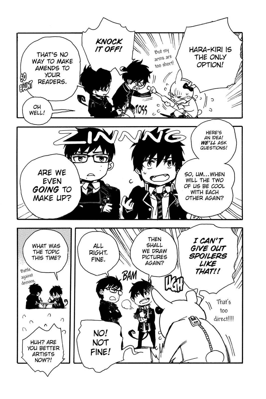 Blue Exorcist, chapter 98, page 47