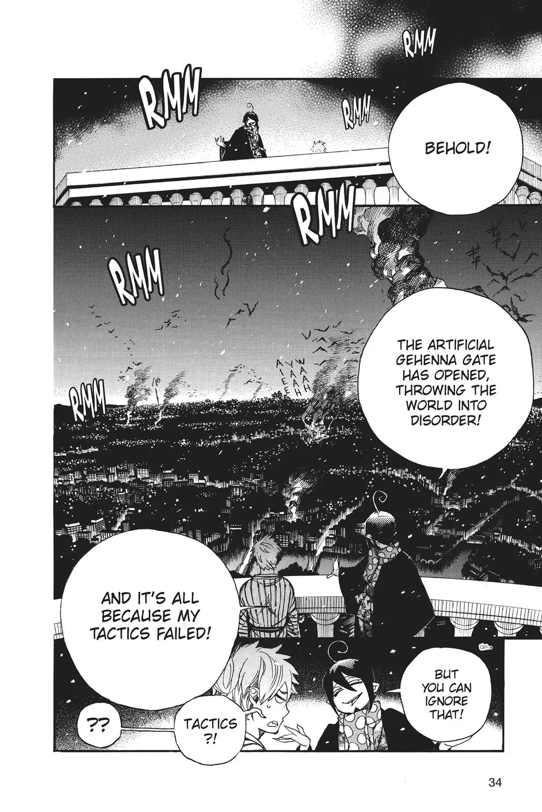 Blue Exorcist, chapter 99, page 34