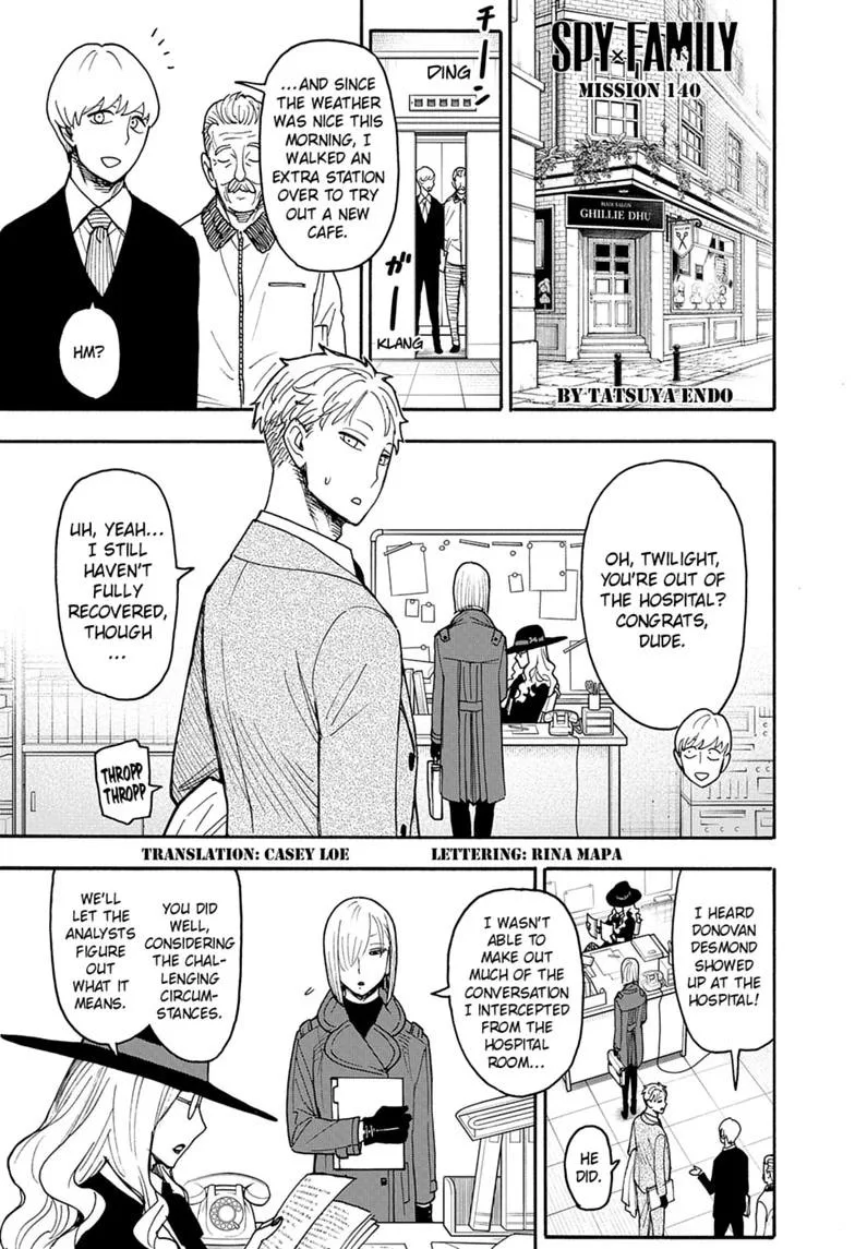 SPY x FAMILY Manga, chapter 140, page 1