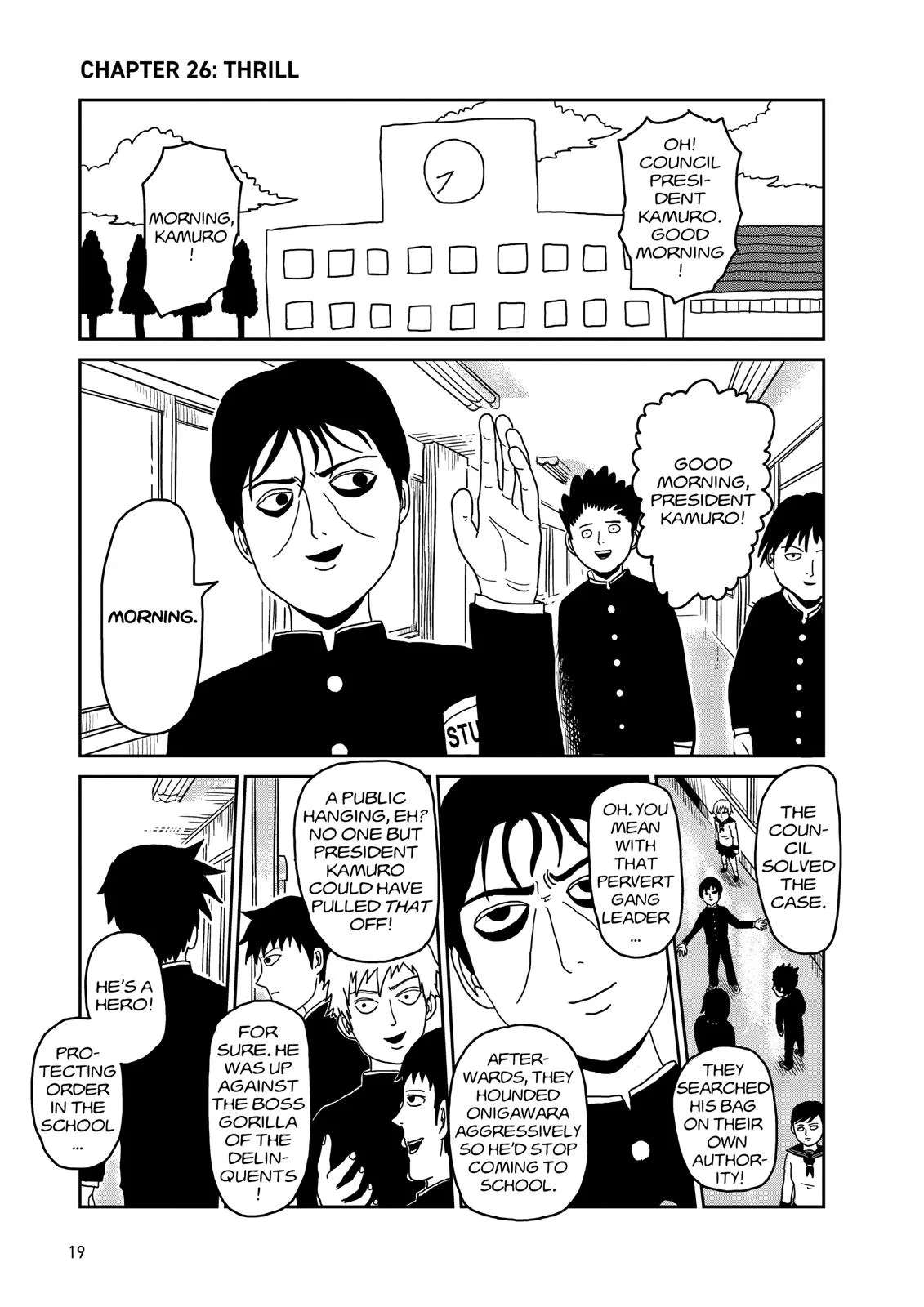 Mob Psycho 100, chapter 26, page 1