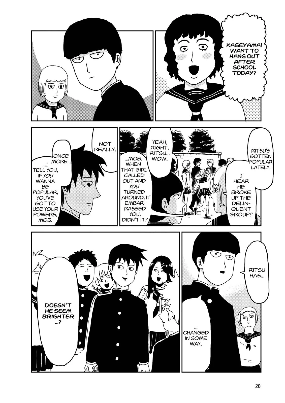 Mob Psycho 100, chapter 26, page 10