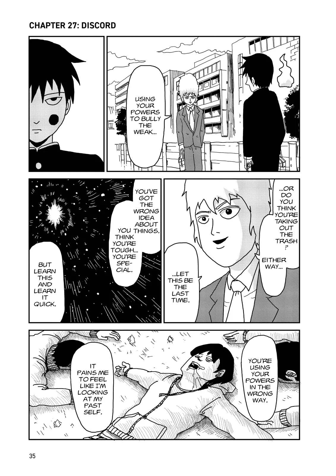 Mob Psycho 100, chapter 27, page 1