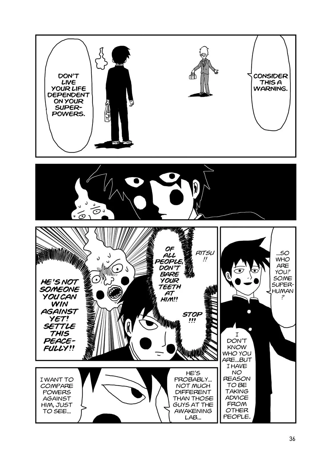 Mob Psycho 100, chapter 27, page 2